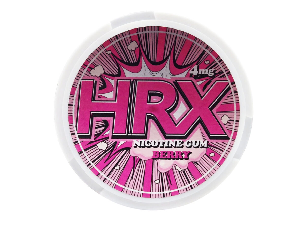 HRX Nicotine Gum Berry 4mg