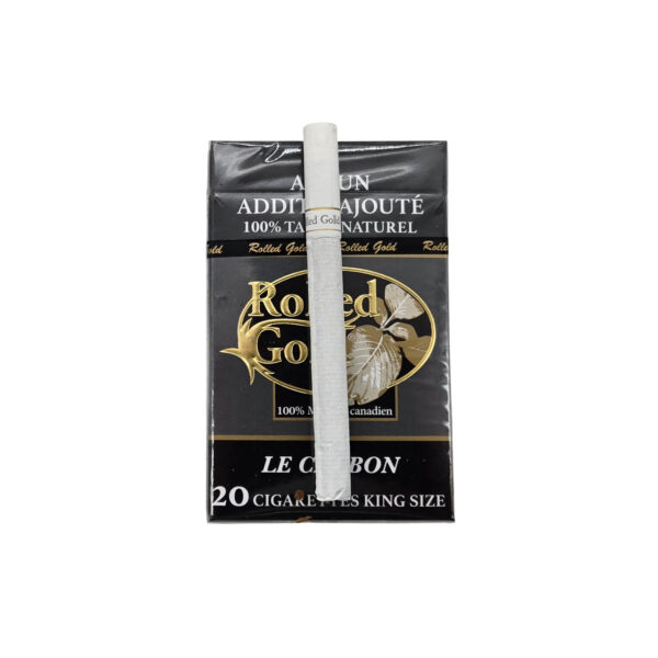 Rolled Gold Charcoal 20 Pack Cigarettes
